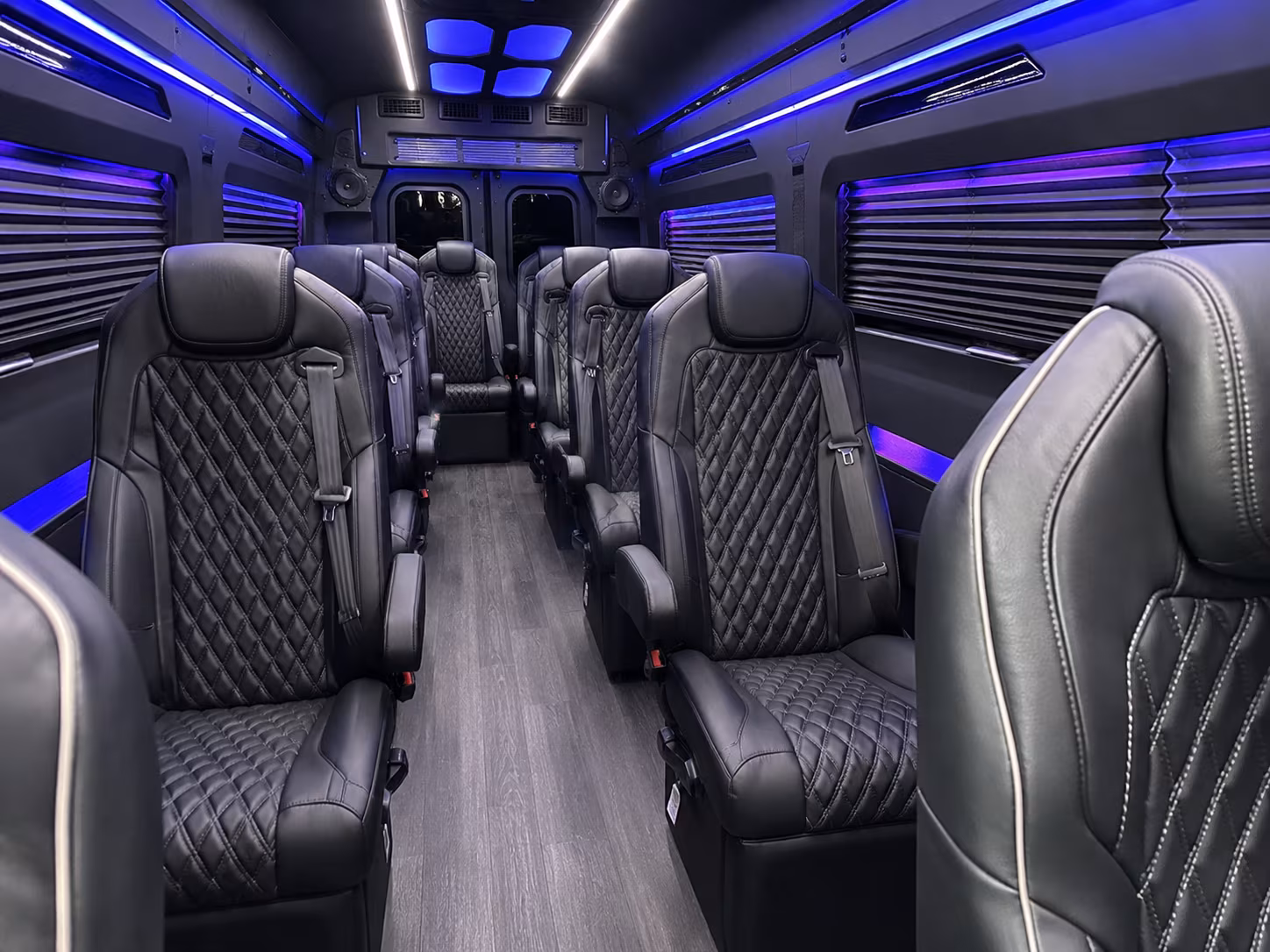New Haven Airport Shuttle & Transportation party bus exterior