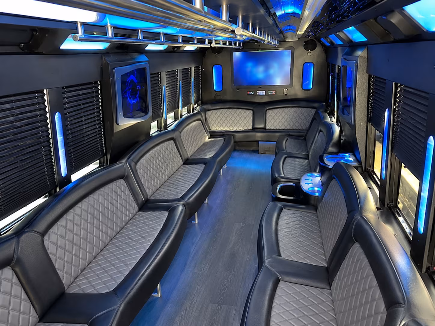 New Haven Bachelor & Bachelorette Transportation party bus exterior