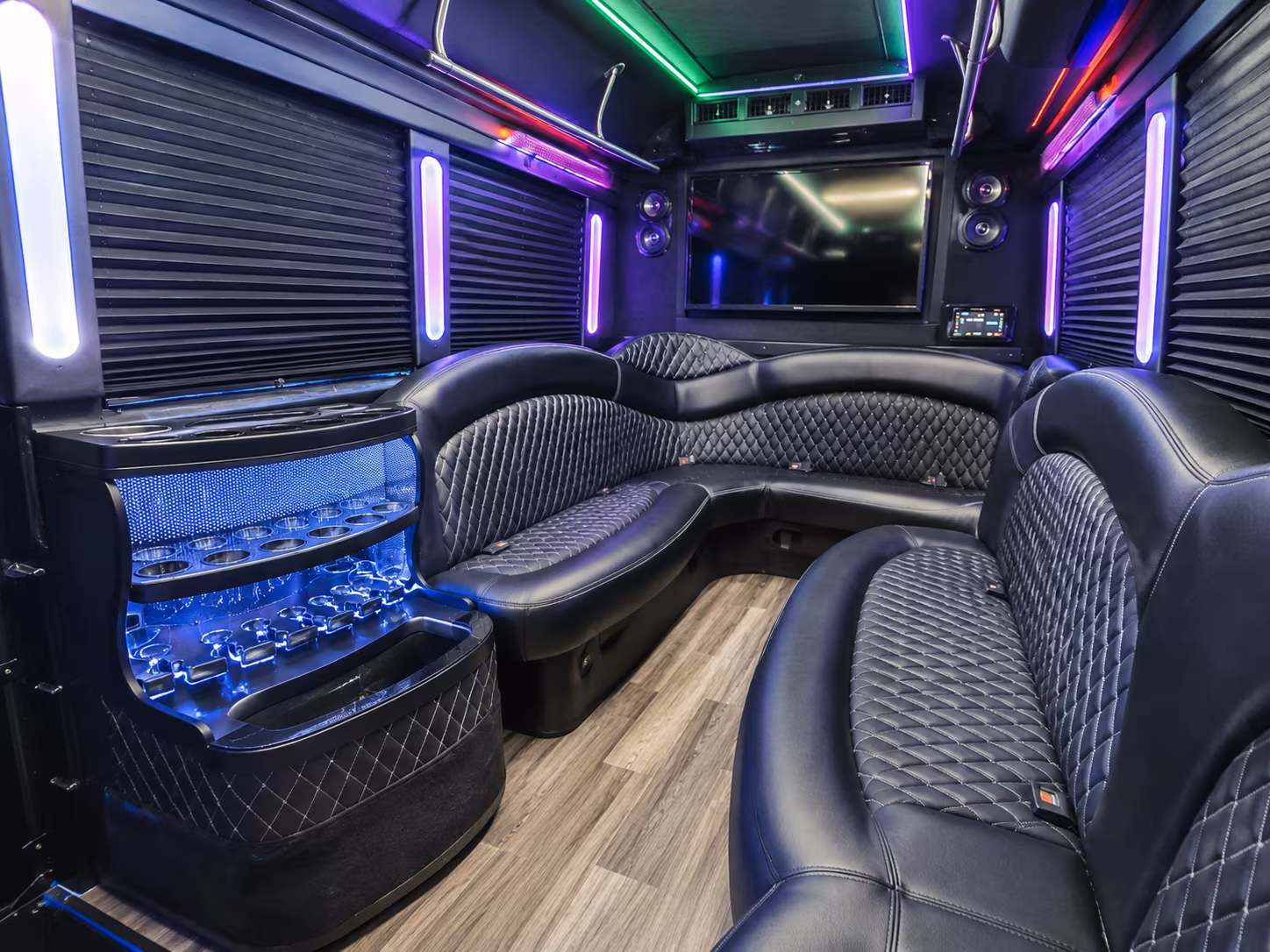 New Haven Concert & Music Festival Transportation party bus exterior