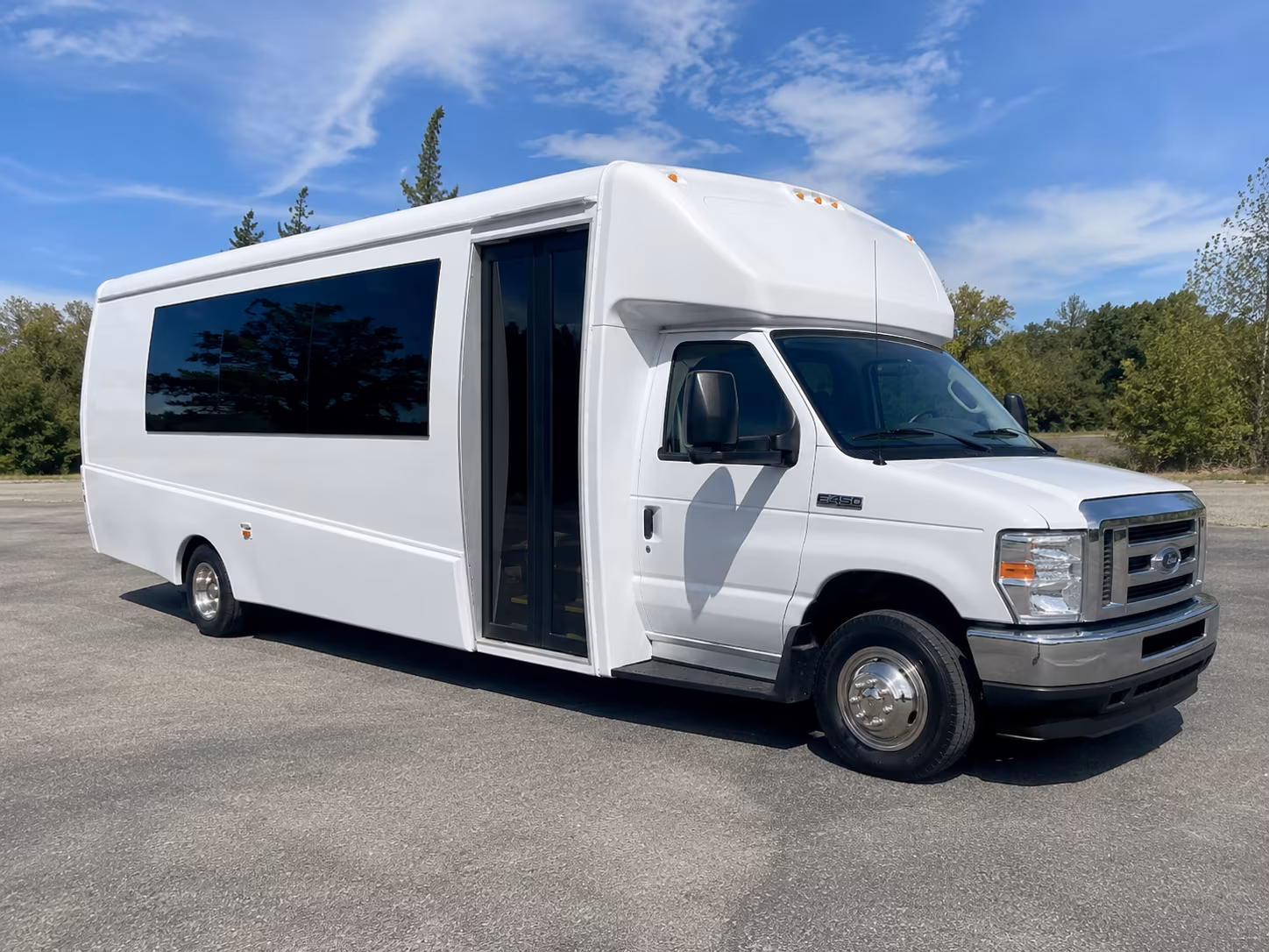 New Haven Concert & Music Festival Transportation party bus exterior