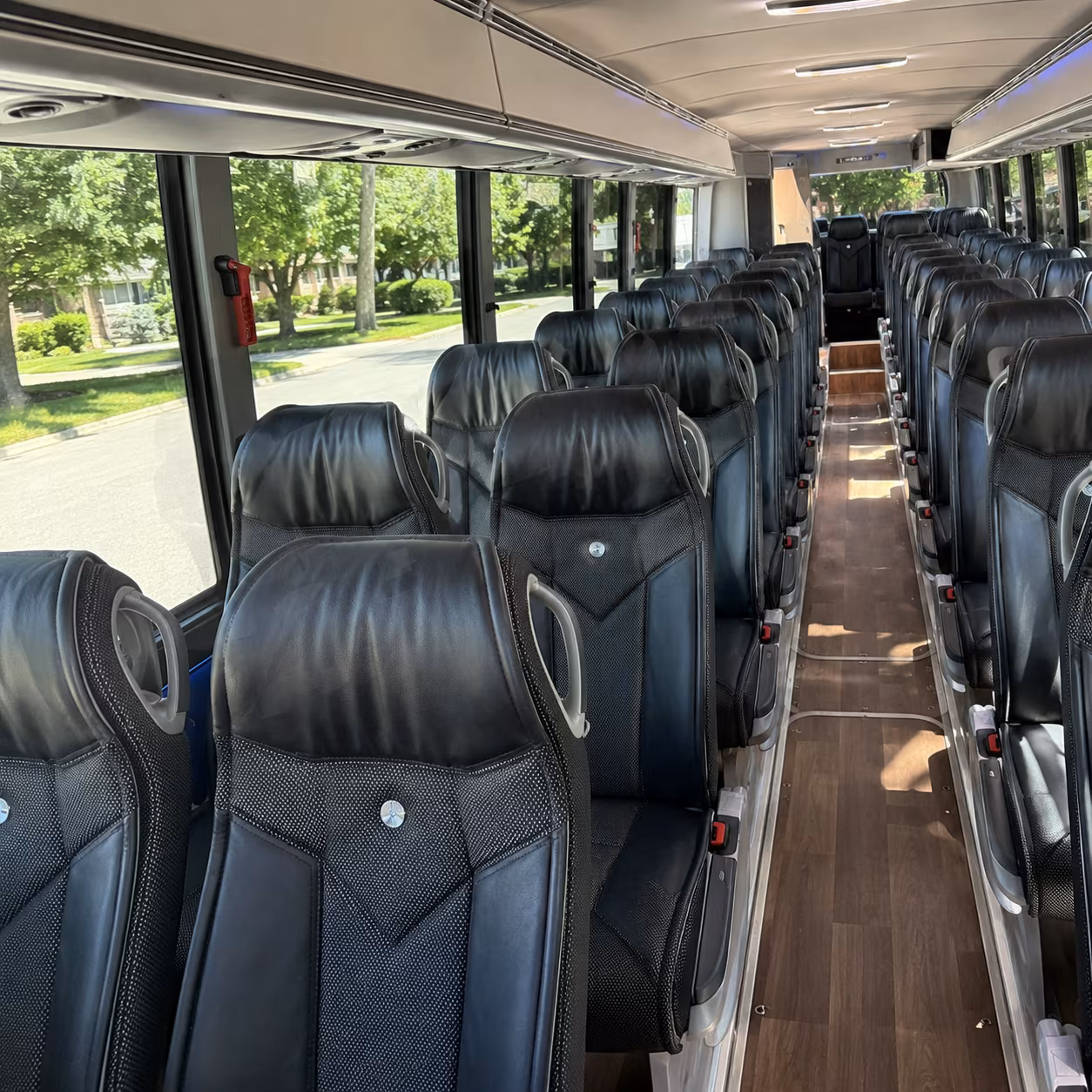 New Haven Corporate Transportation party bus exterior
