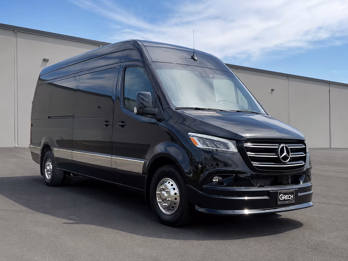 New Haven Corporate Transportation party bus exterior