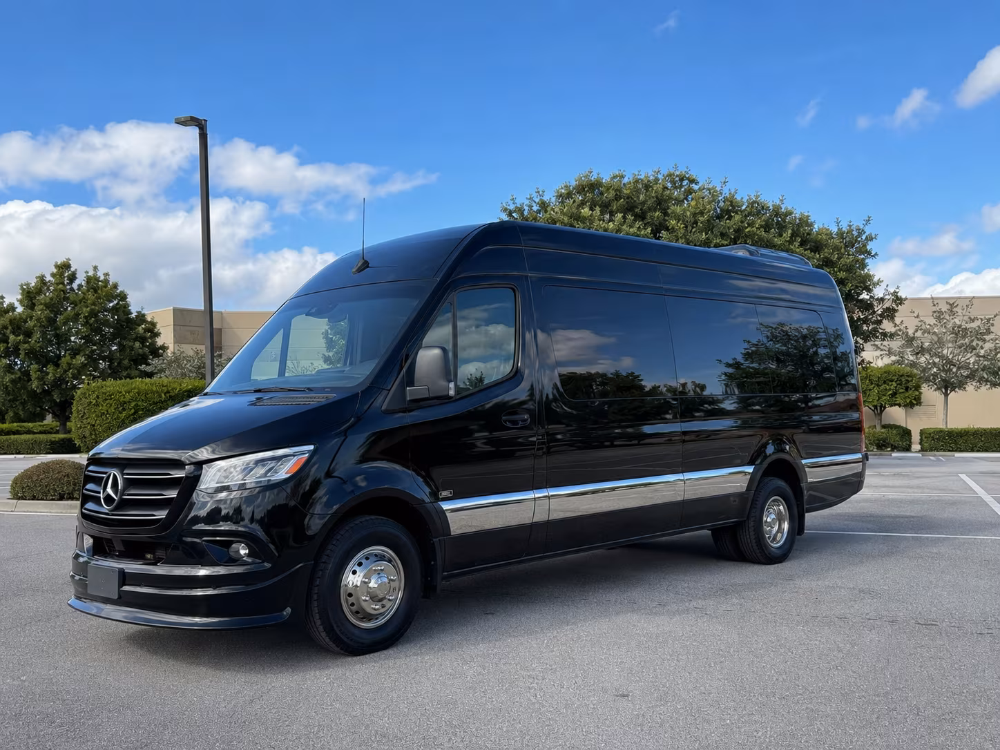 New Haven Corporate Transportation party bus exterior