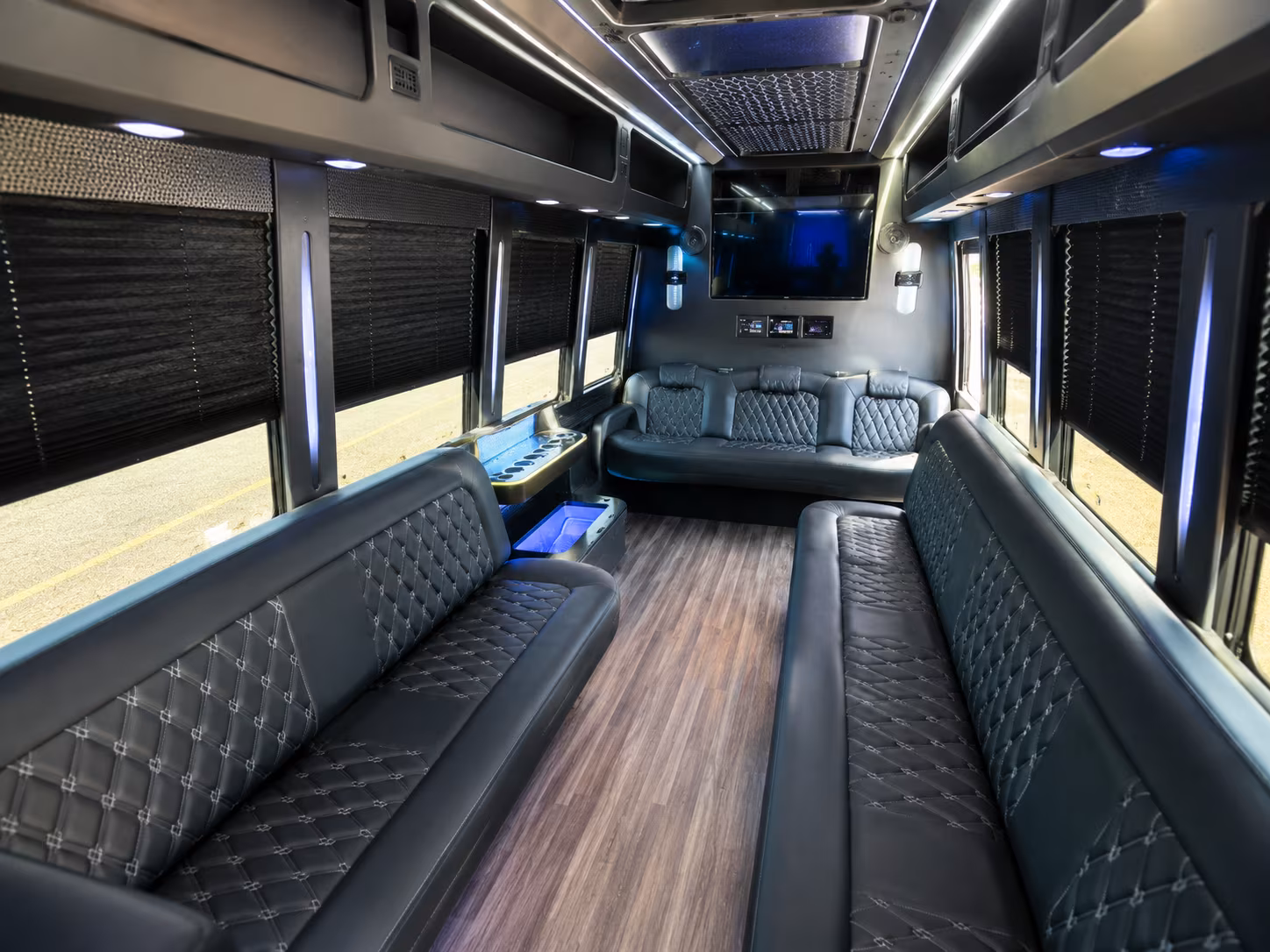 New Haven Prom & Homecoming Transportation party bus exterior