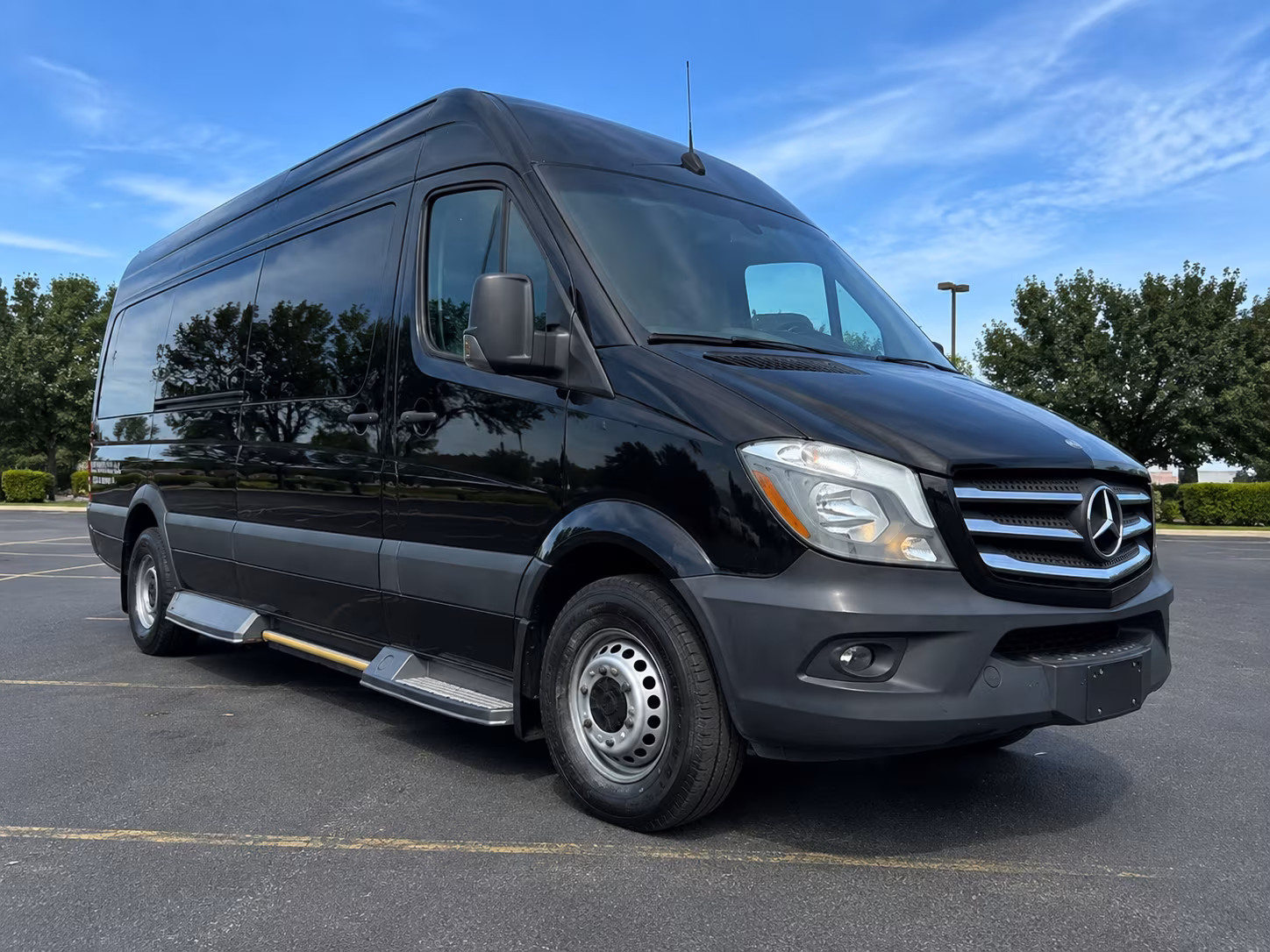 New Haven School Event Transportation party bus exterior