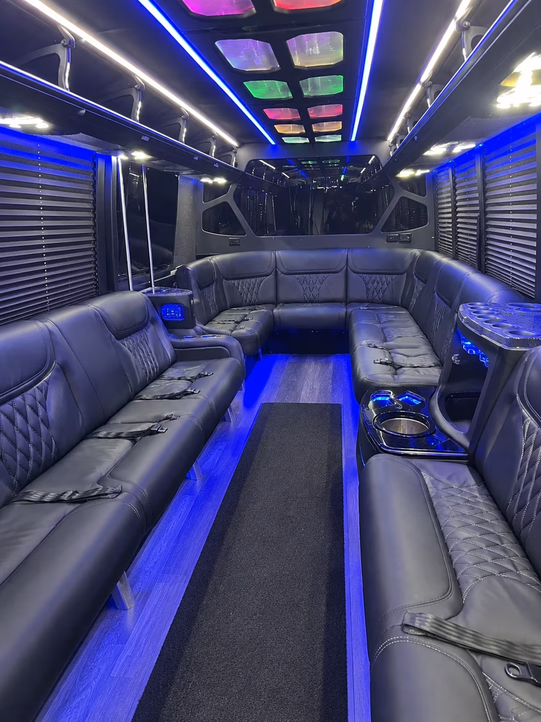 New Haven Wedding Transportation party bus exterior