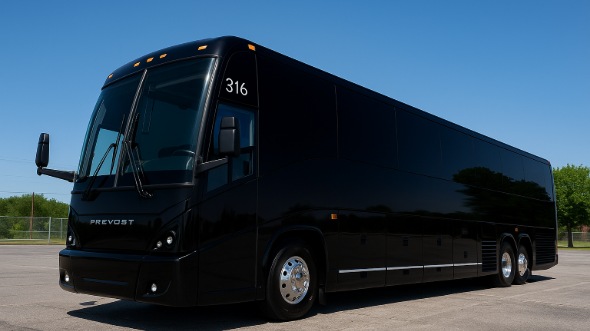 Exterior of Charter Bus Company New Haven's 40 Passenger Charter Bus in New Haven