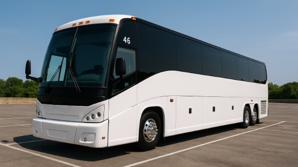 Exterior of Charter Bus Company Norwalk's 40 Passenger Party Bus in Norwalk