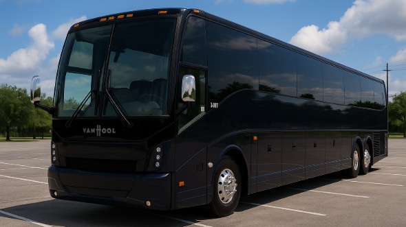 Exterior of Charter Bus Company New Haven's 48 Passenger Charter Bus in New Haven
