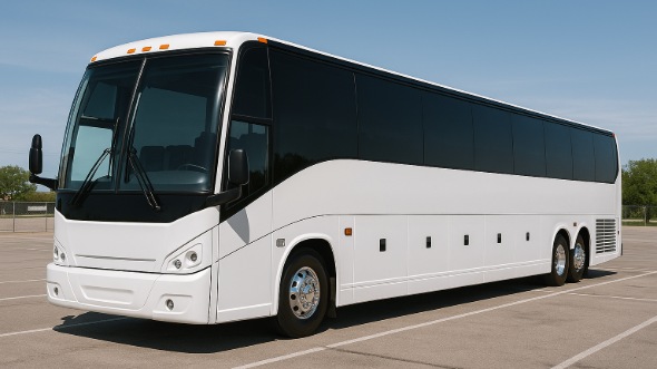 Exterior of Charter Bus Company New Haven's 51 Passenger Charter Bus in New Haven